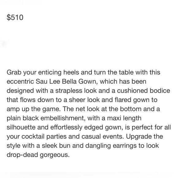 Free People x SAU LEE Bella Gown - Picture 5 of 8